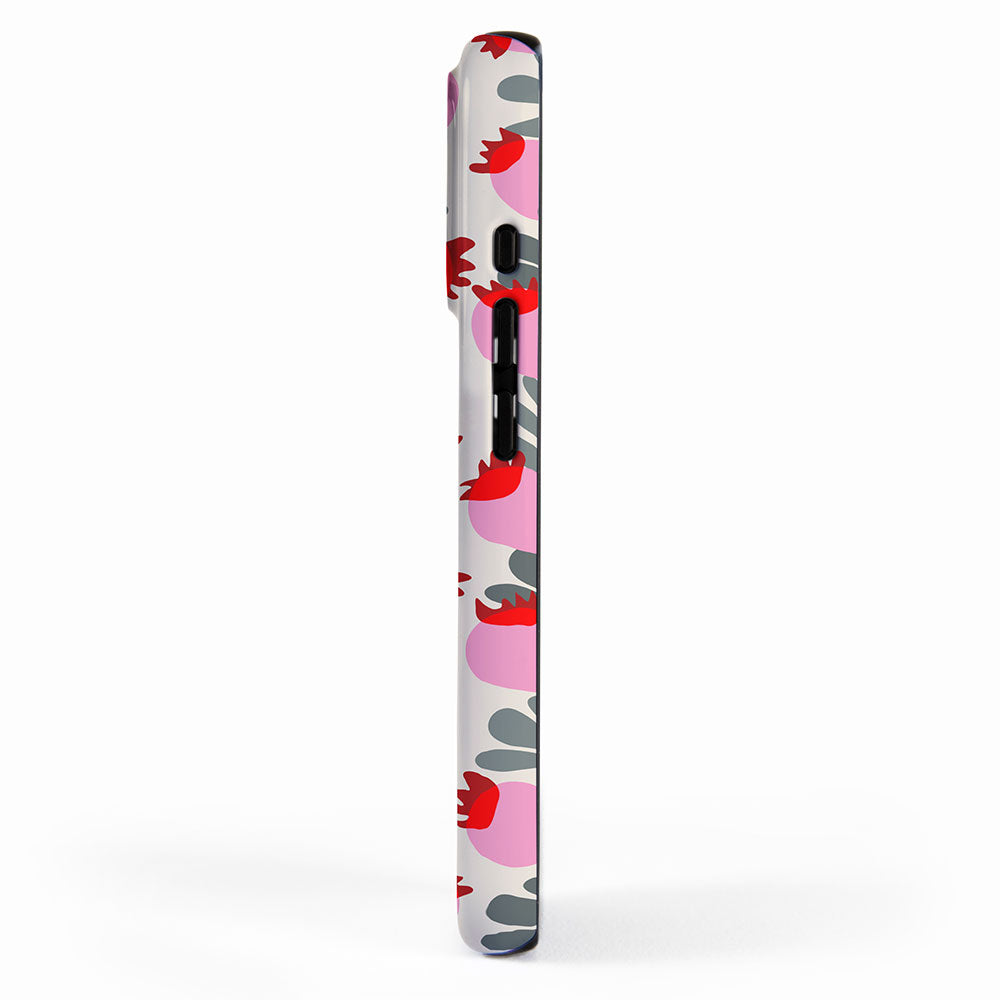 Minimal nordic flower pink iPhone Case Gallery Image 2