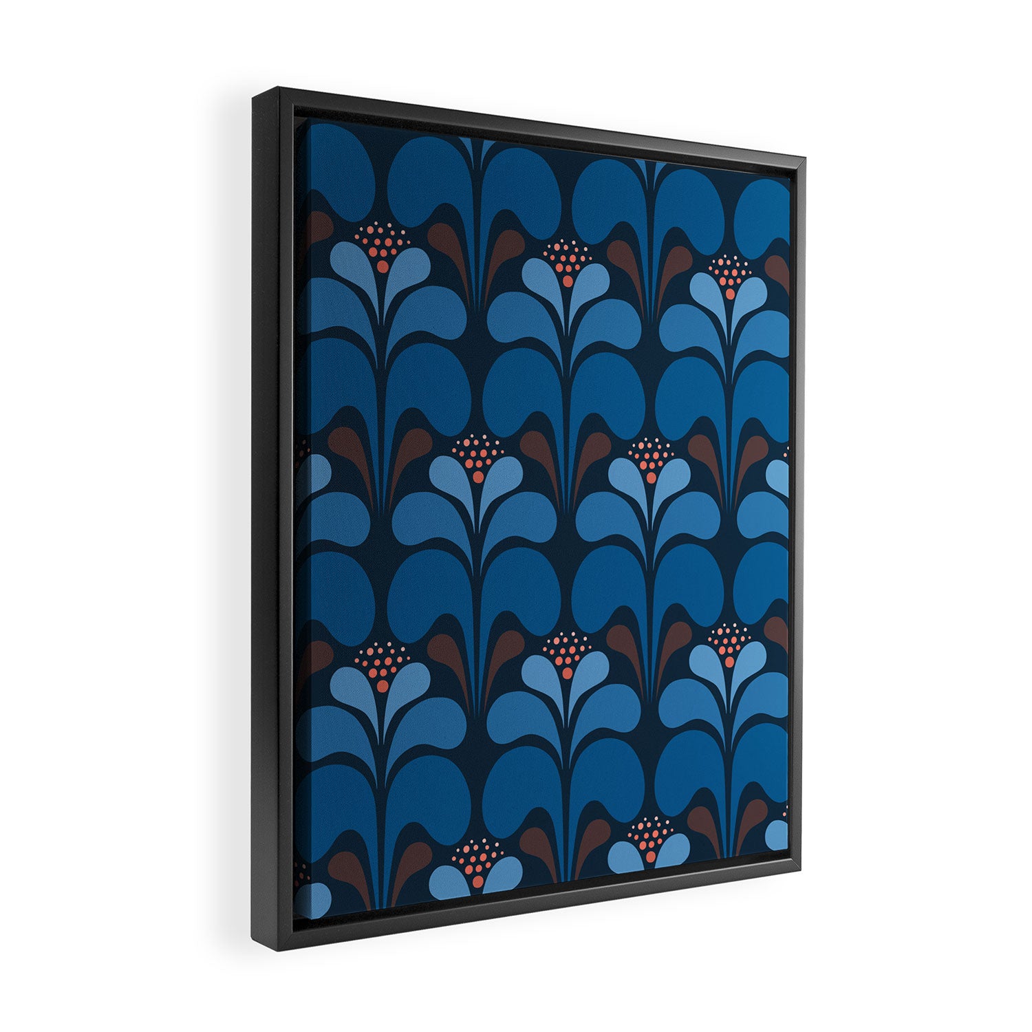 Minimalist arable crops Framed Canvas Print Gallery Image 2