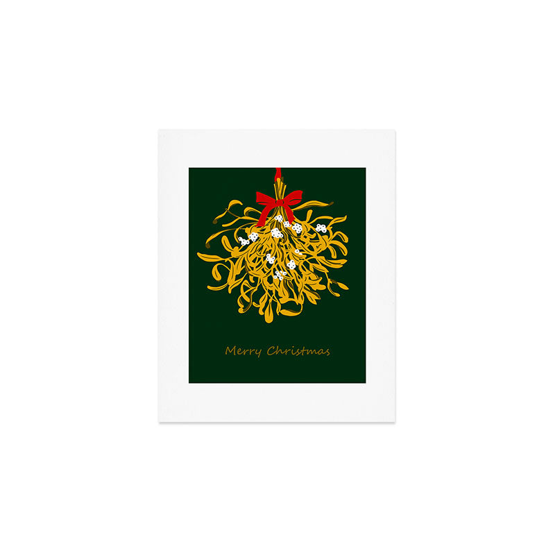 Mistletoe for Christmas Art Print Gallery Image 1