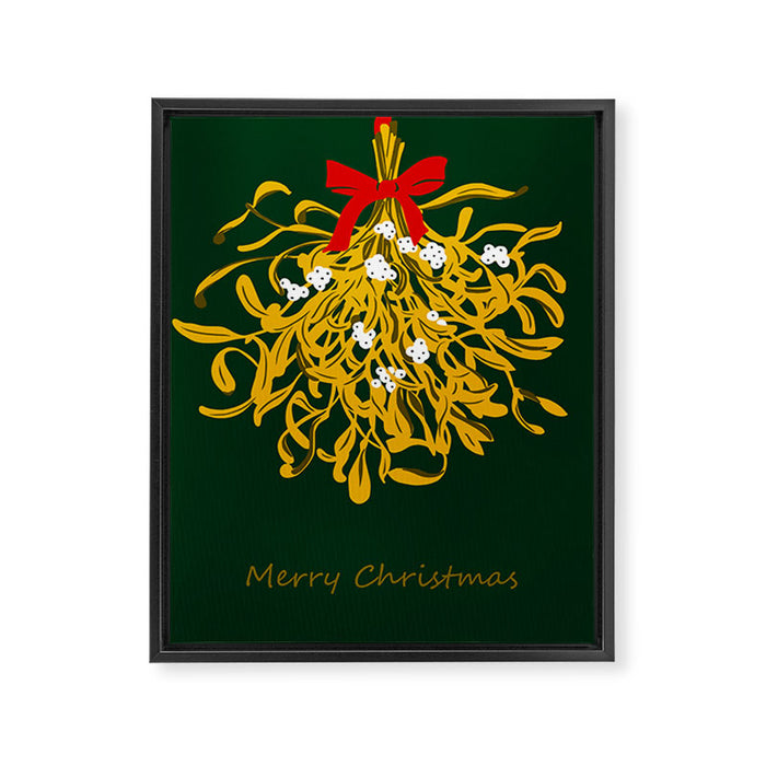 Mistletoe for Christmas Framed Canvas Print Gallery Image 1