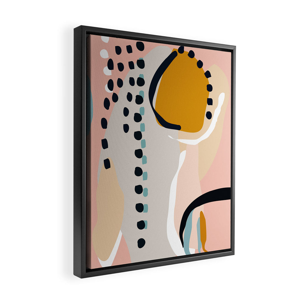 modern abstract Framed Canvas Print Gallery Image 2