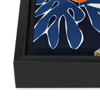 More design for a happy life - high Framed Canvas Print Gallery Image 3