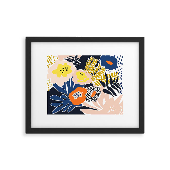 More design for a happy life Framed Art Print Gallery Image 1