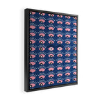 Navy blue looking for you Framed Canvas Print Gallery Image 2