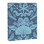 Neptune's joy dublex blue damask reworked Canvas Print Gallery Image 8