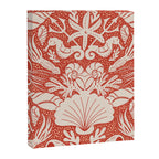 Neptune's joy warm red damask reworked Canvas Print Gallery Image 8