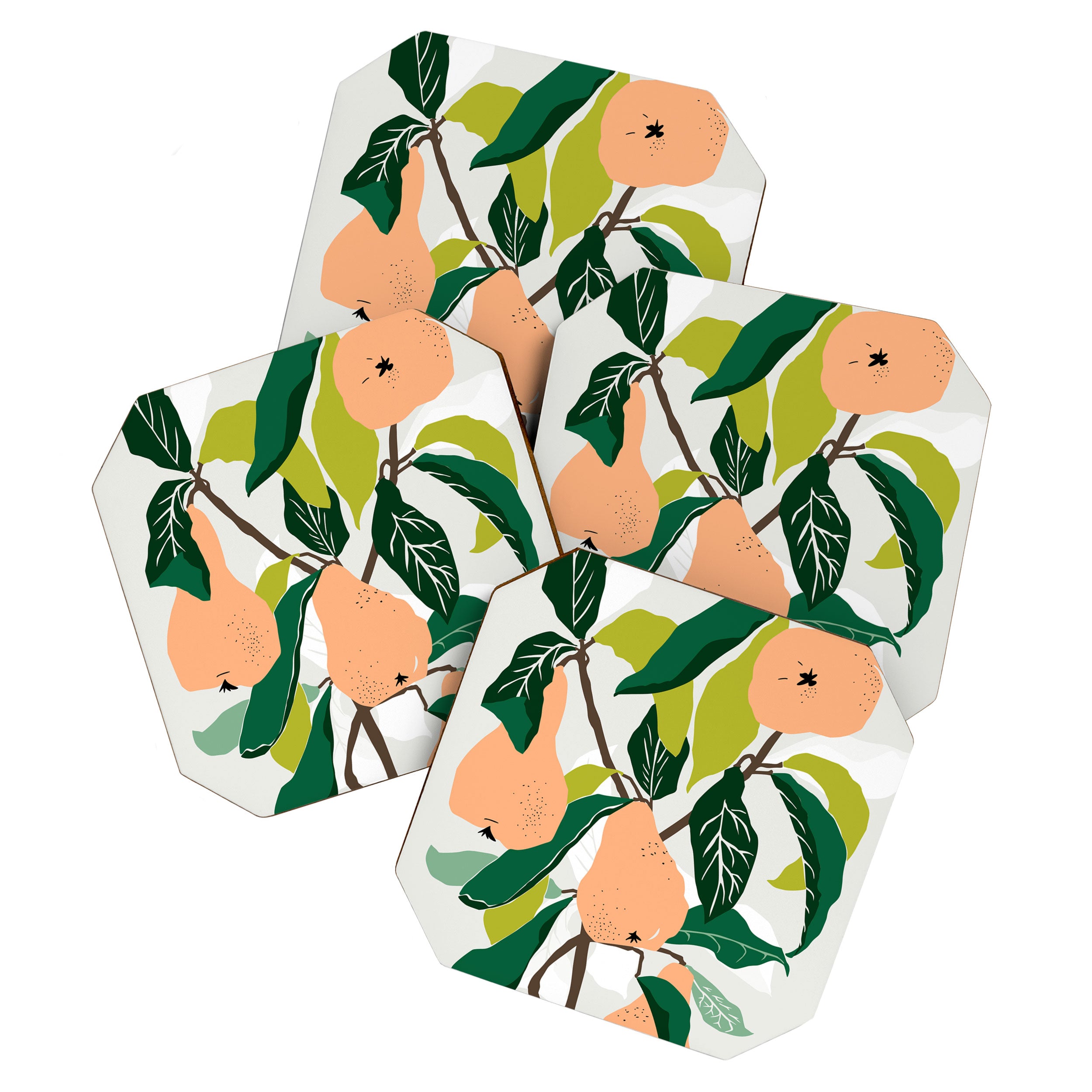 Orange Pears Coaster Gallery Image 1