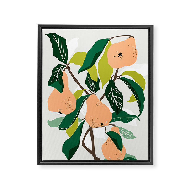 Orange Pears Framed Canvas Print Gallery Image 6