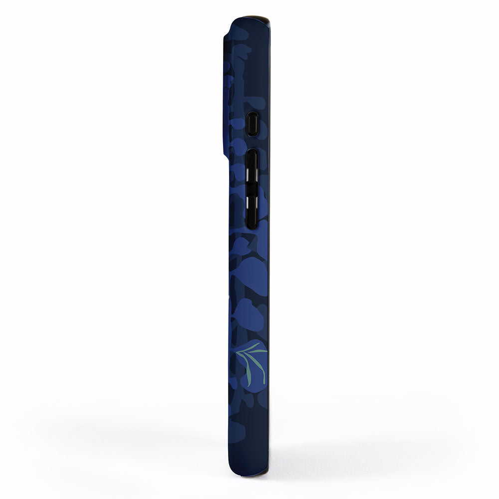 Orchid shadow blue notes iPhone Case Gallery Image 2