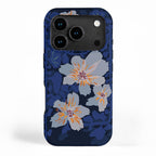 Orchid shadow blue notes iPhone Case Gallery Image 1