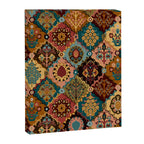 Oriental granny squares Canvas Print Gallery Image 8