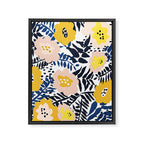 Outdoor: florals matching to design for a happy life Framed Canvas Print Gallery Image 6