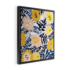 Outdoor: florals matching to design for a happy life Framed Canvas Print Gallery Image 2