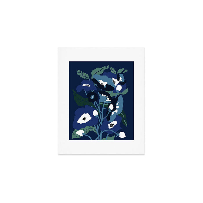 outside in my garden by night Art Print Gallery Image 1