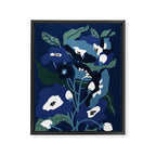 outside in my garden by night Framed Canvas Print Gallery Image 6
