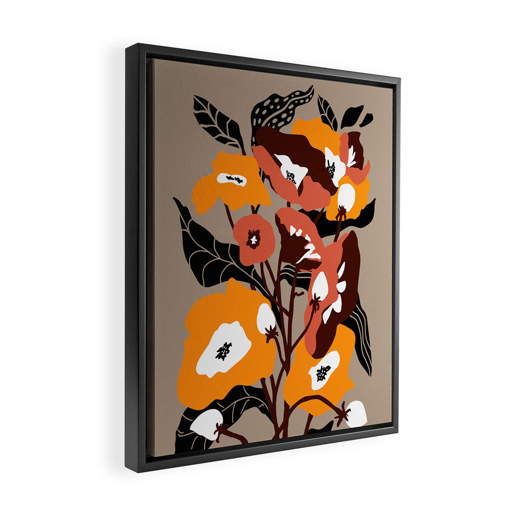 outside in my garden by sun Framed Canvas Print Gallery Image 2