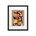 outside in my garden by sun Framed Art Print Gallery Image 5