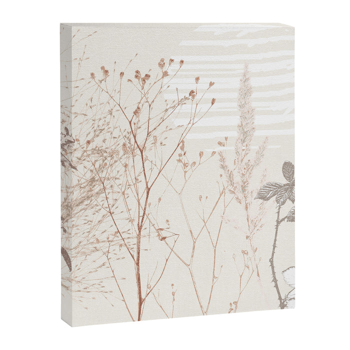 Plant based calming atmosphere earthy tones Canvas Print Gallery Image 1