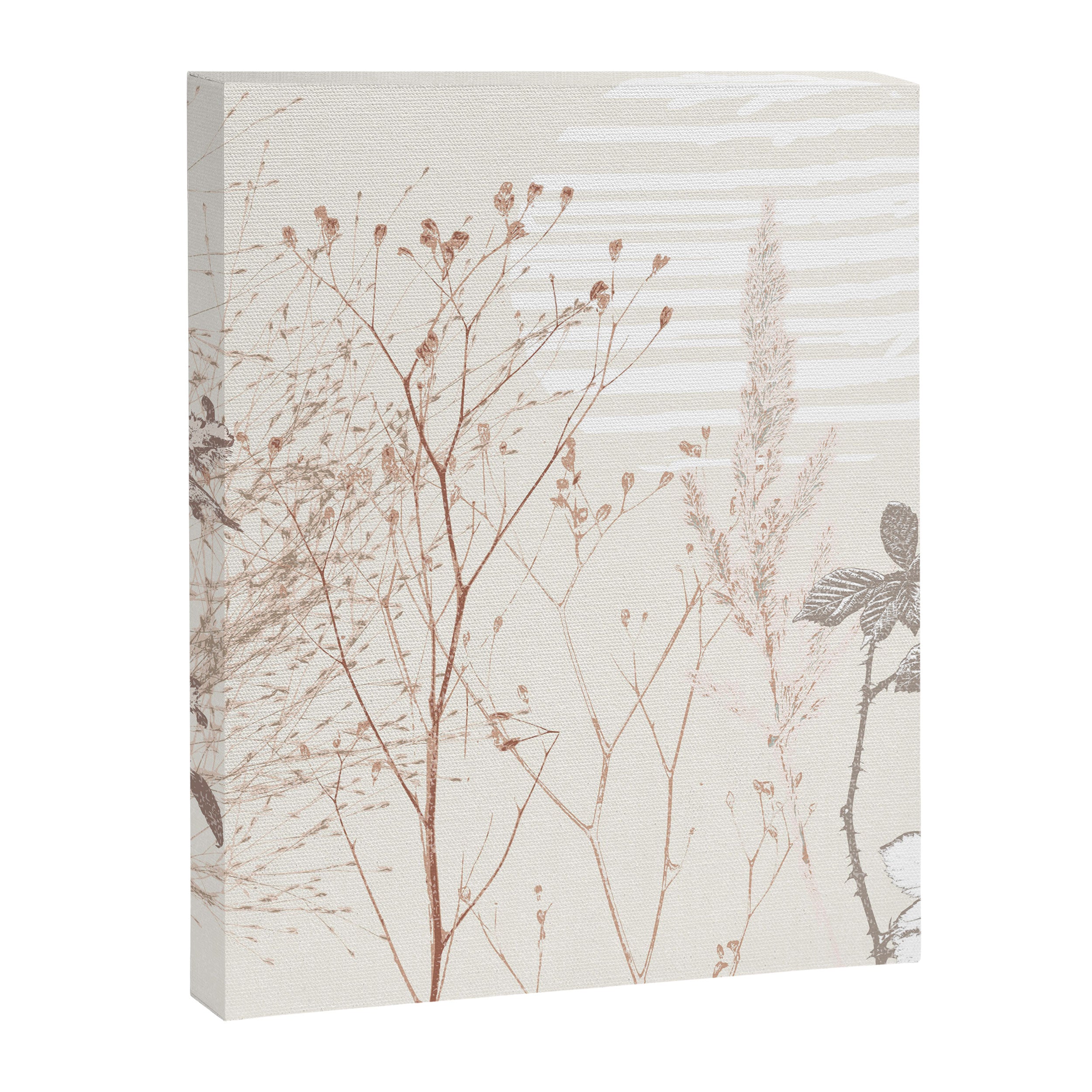 Plant based calming atmosphere earthy tones Canvas Print Gallery Image 6