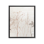 Plant based calming atmosphere earthy tones Framed Canvas Print Gallery Image 6