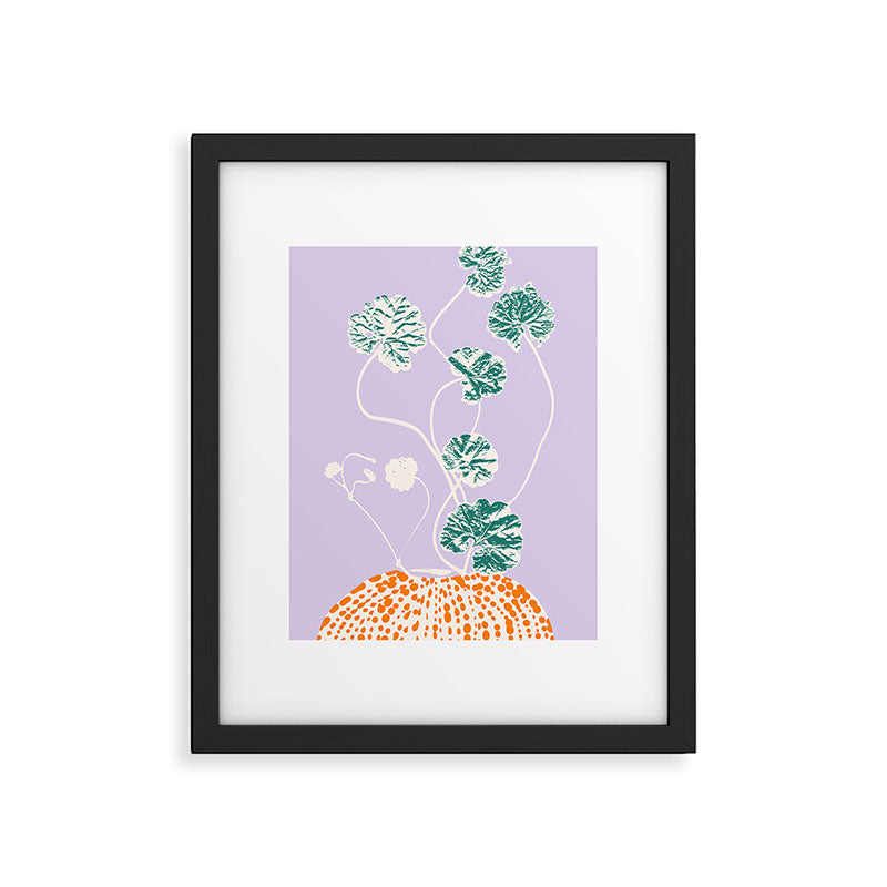 Plant based happyness Ajuga still life Framed Art Print Gallery Image 5