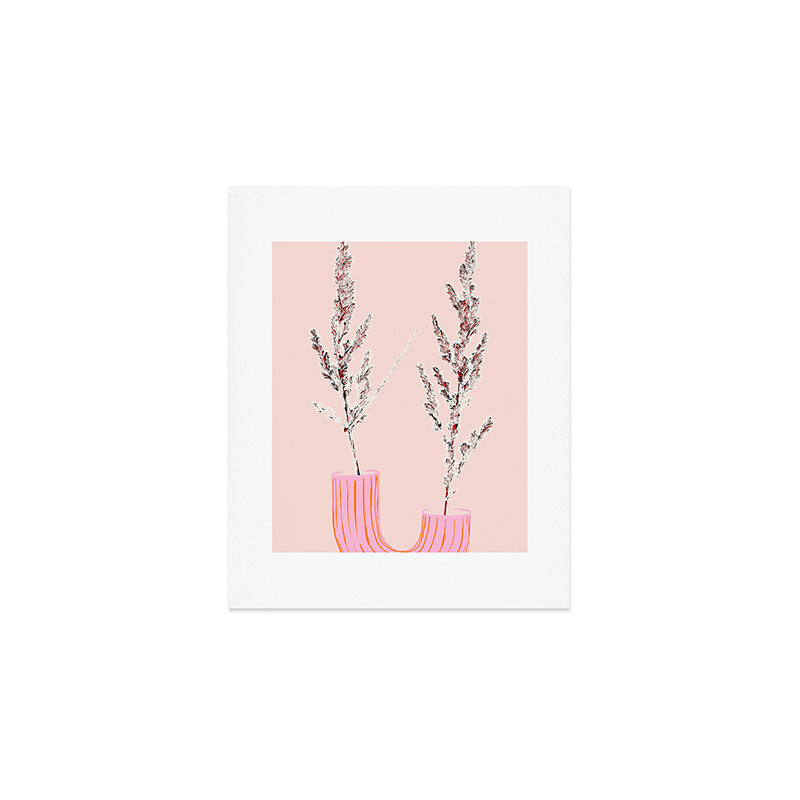 Plant based happyness Grasses 1 still life Art Print Gallery Image 1
