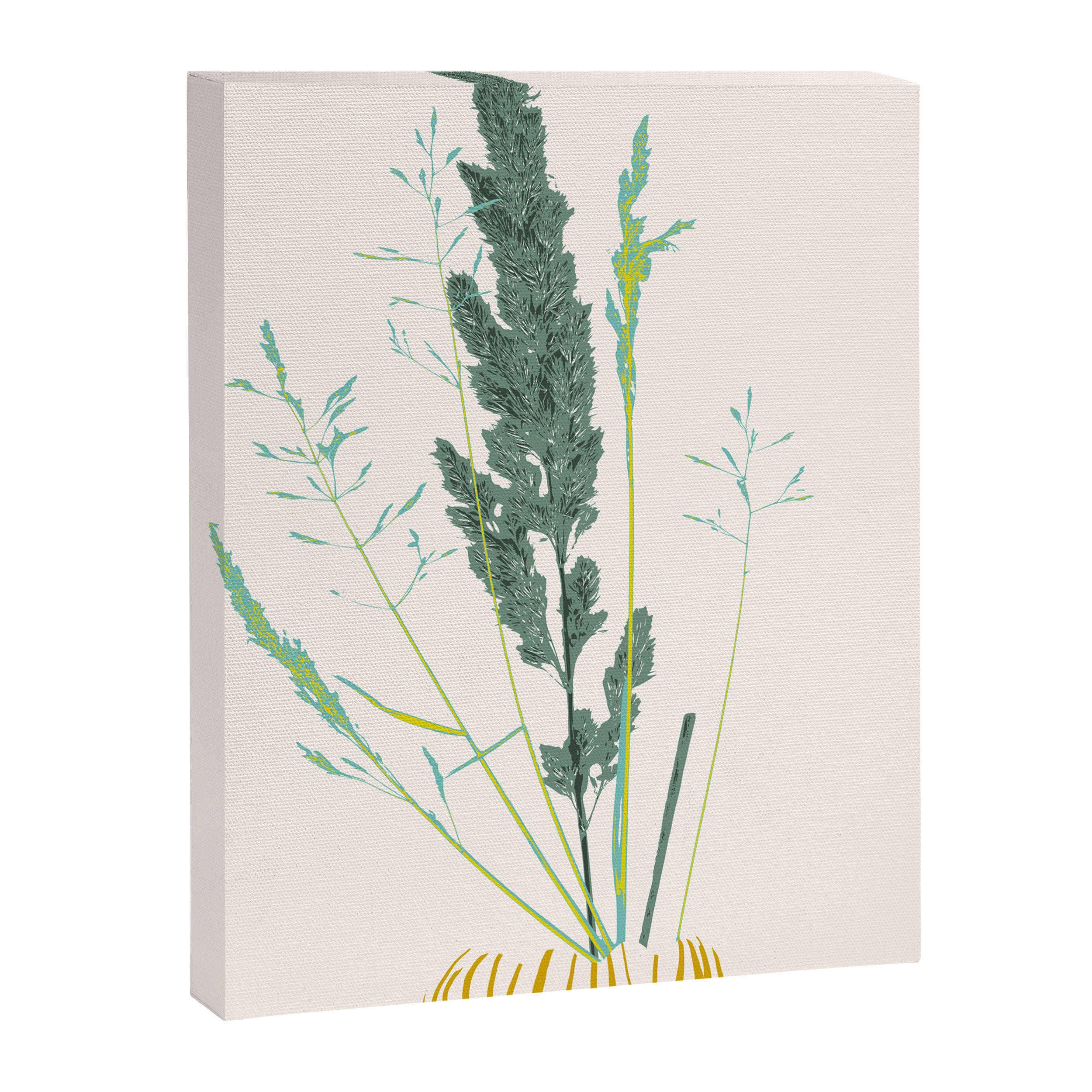 Plant based happyness Grasses 2 still life Canvas Print Gallery Image 6