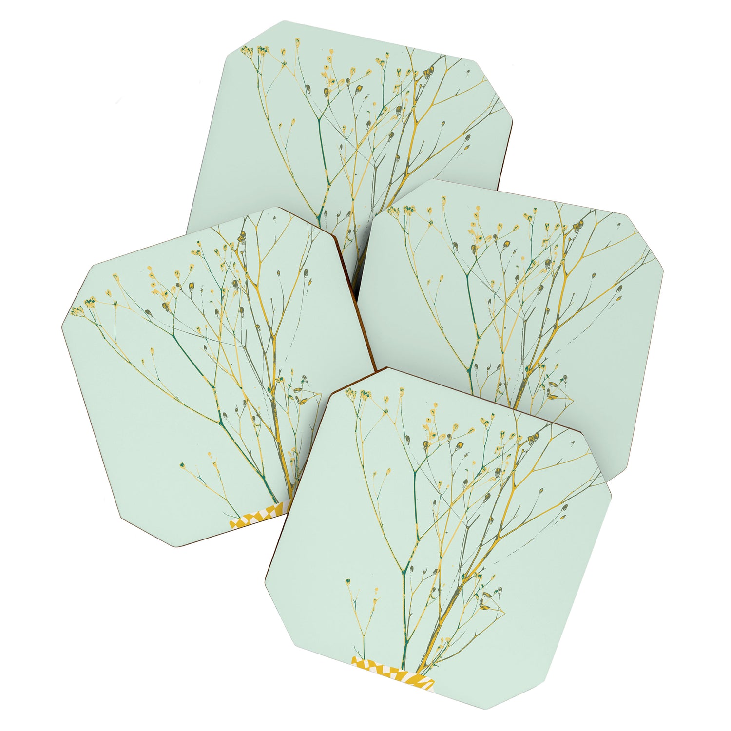 Plant based happyness Herb 2 still life Coaster Gallery Image 1