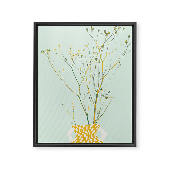 Plant based happyness Herb 2 still life Framed Canvas Print Gallery Image 1