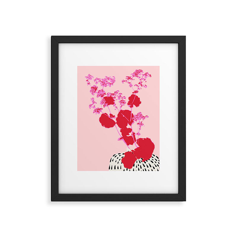 Plant based happyness lady's-mantle still life Framed Art Print Gallery Image 5