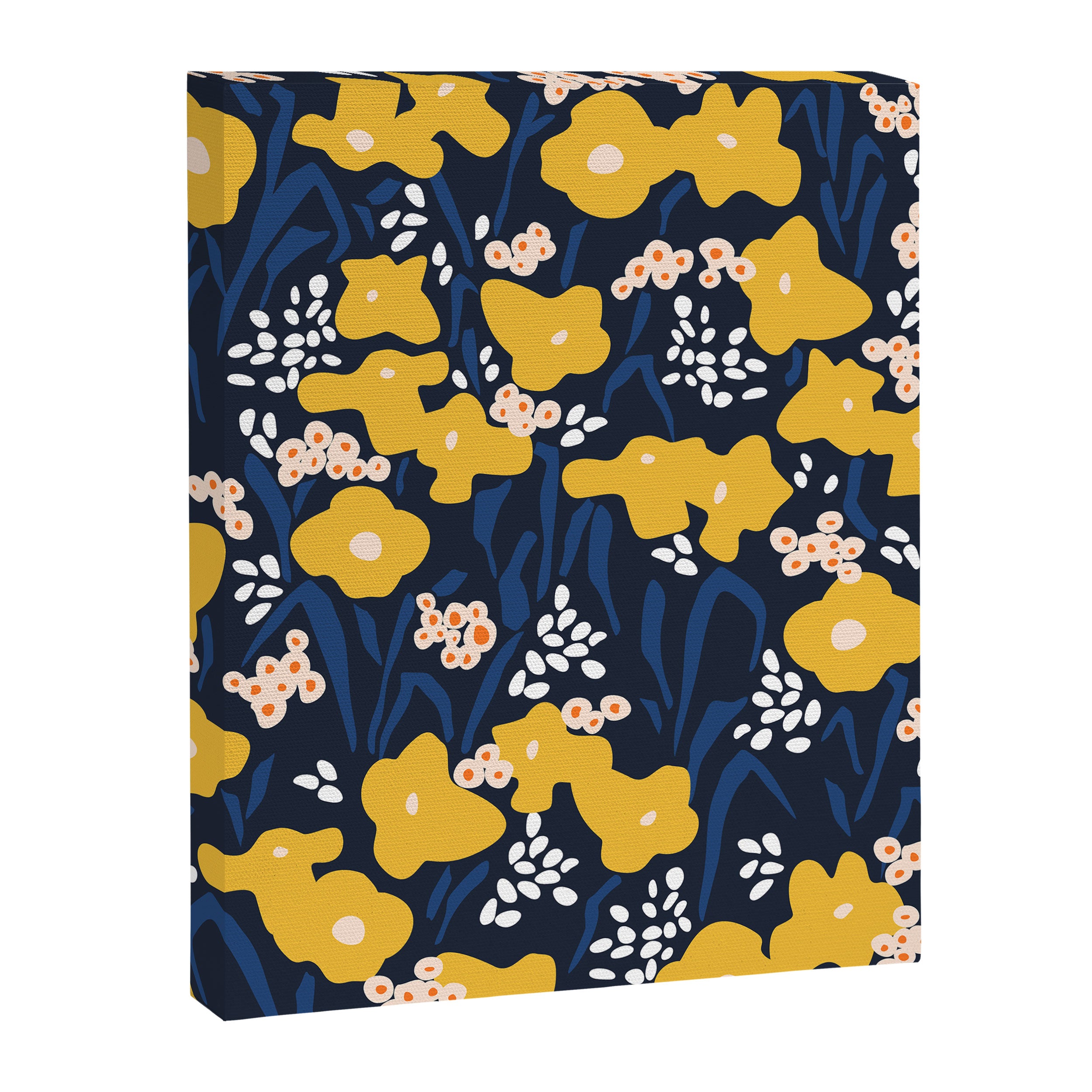 Popular floral pattern  - scandinavian style Canvas Print Gallery Image 6