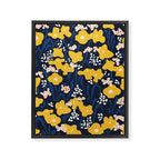 Popular floral pattern  - scandinavian style Framed Canvas Print Gallery Image 6