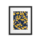 Popular floral pattern  - scandinavian style Framed Art Print Gallery Image 5