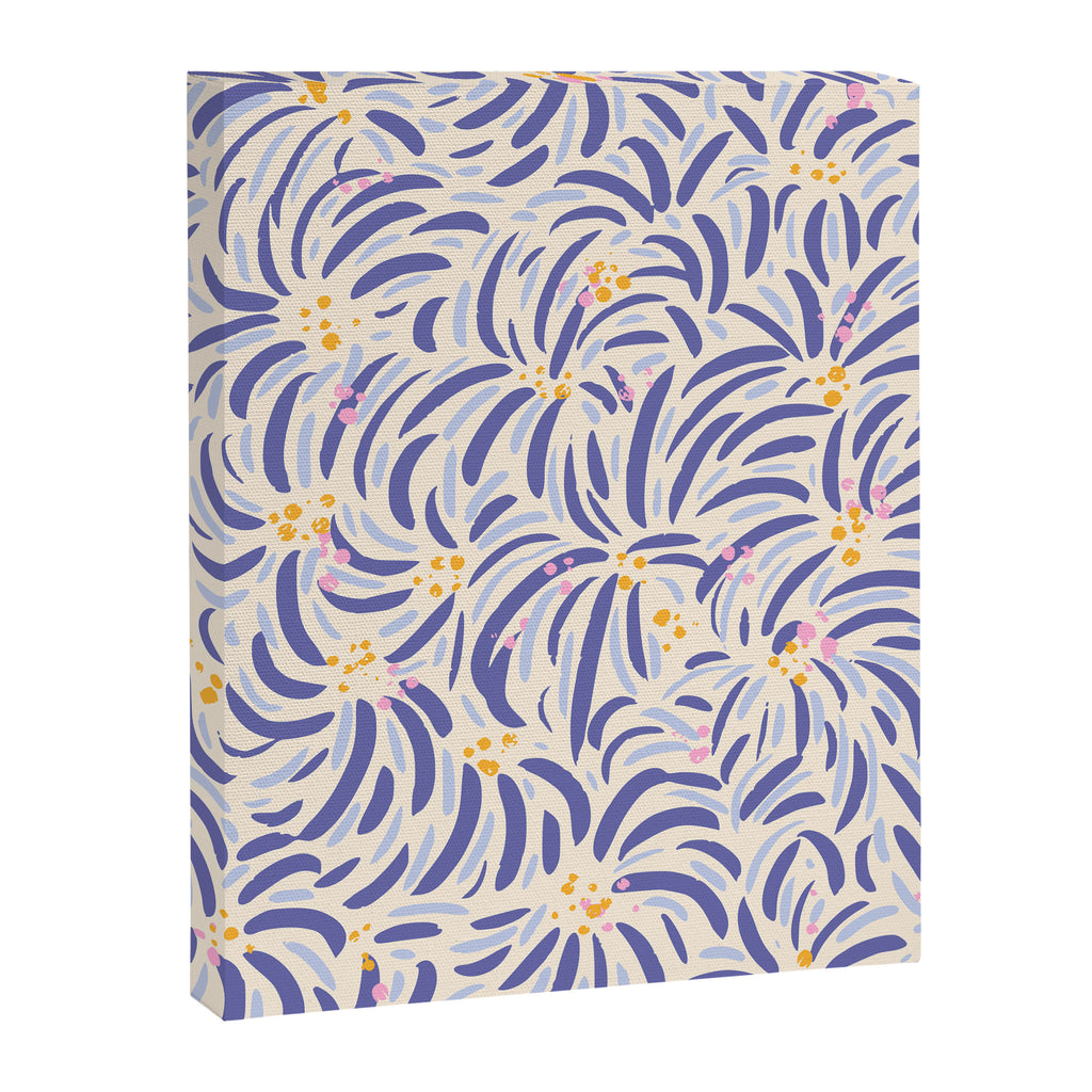 Powerful and floral pattern invers Canvas Print Gallery Image 8