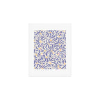 Powerful and floral pattern invers Art Print Gallery Image 1