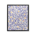 Powerful and floral pattern invers Framed Canvas Print Gallery Image 8