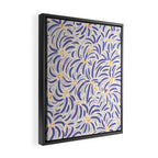 Powerful and floral pattern invers Framed Canvas Print Gallery Image 2