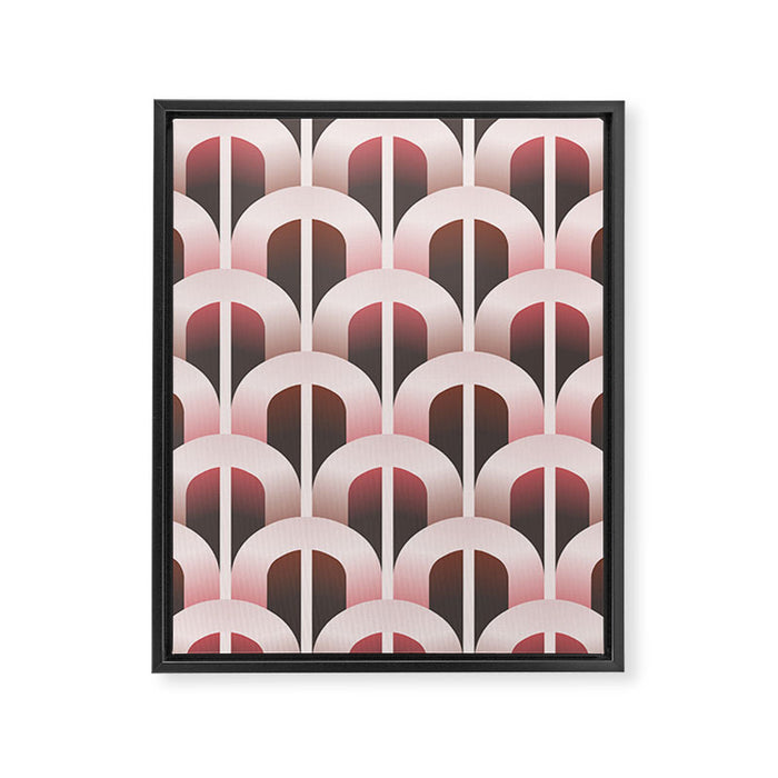 Red gate Framed Canvas Print Gallery Image 1