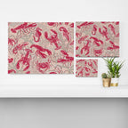 Red Lobster Viva Magenta Canvas Print Gallery Image 3