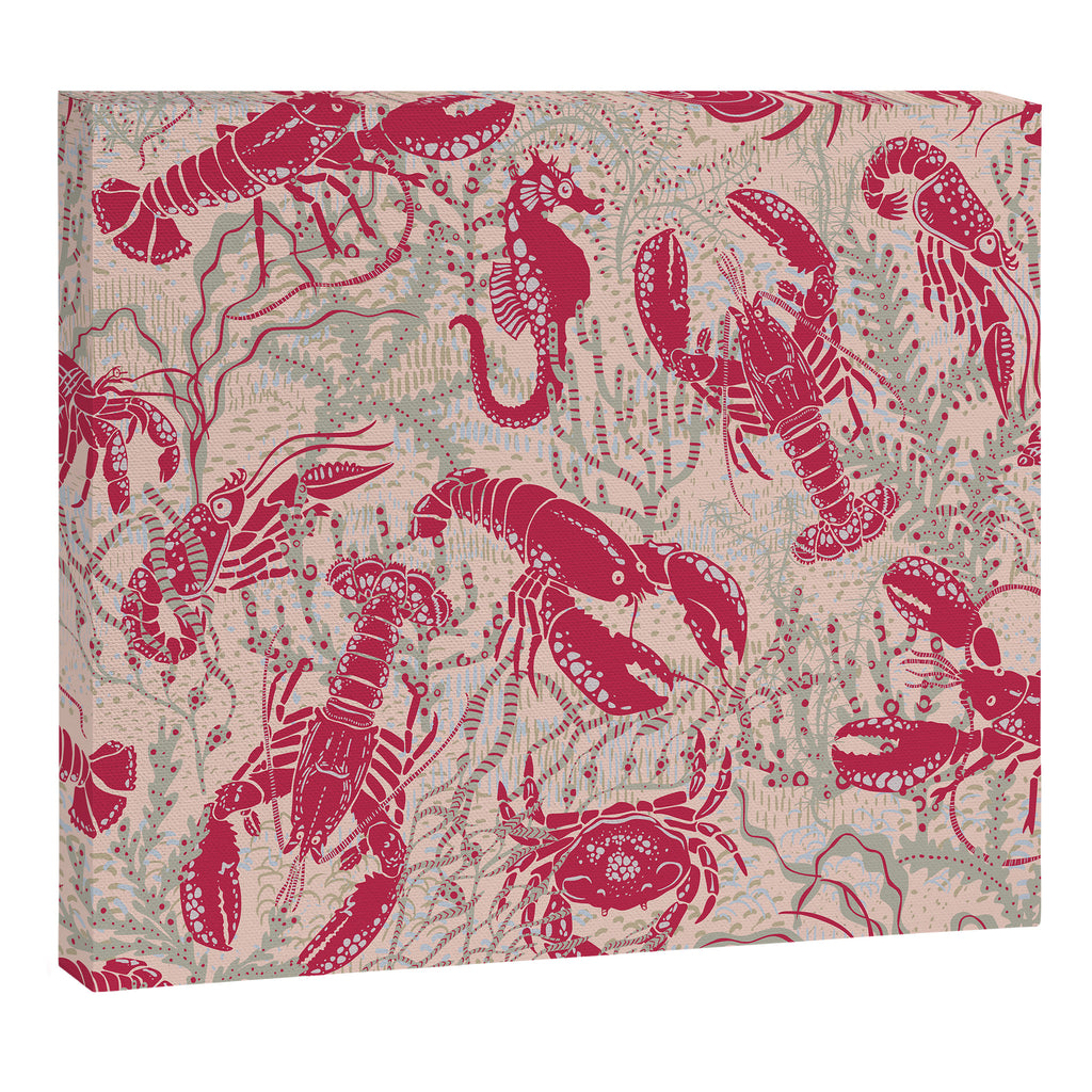 Red Lobster Viva Magenta Canvas Print Gallery Image 6
