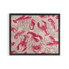 Red Lobster Viva Magenta Framed Canvas Print Gallery Image 6