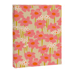 Relax in your summer meadow - floral shapes pattern Canvas Print Gallery Image 6