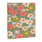 Retro flower pattern 3 Canvas Print Gallery Image 6