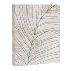 Rough botanical pencil drawing of a palm leaf Canvas Print Gallery Image 6