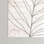 Rough botanical pencil drawing of a palm leaf Poster Gallery Image 4