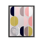 Scandinavian abstract Framed Canvas Print Gallery Image 6