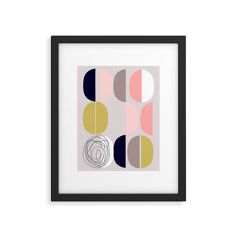 Scandinavian abstract Framed Art Print Gallery Image 5
