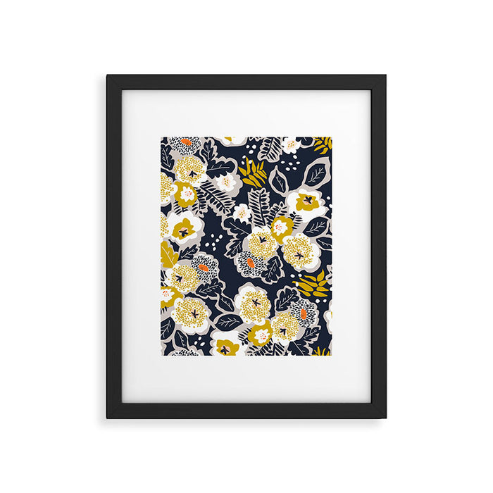 Scandinavian flowers greet you Framed Art Print Gallery Image 1