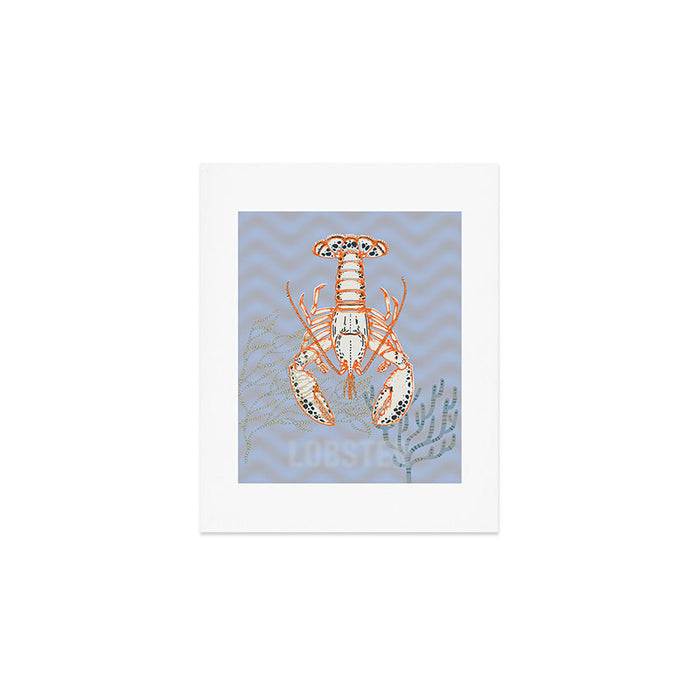 Sea life lobster Neptune's joy Art Print Gallery Image 1