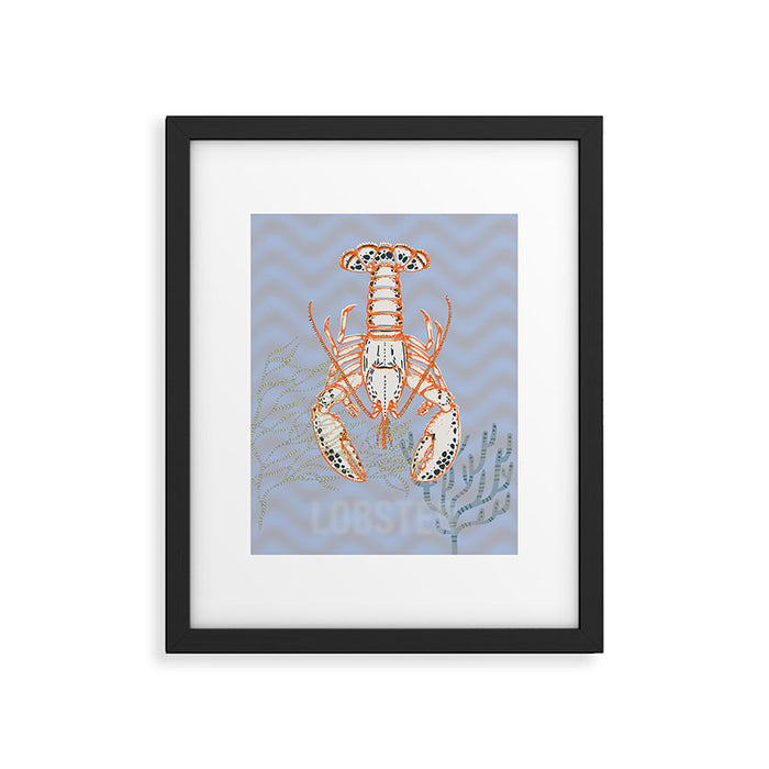Sea life lobster Neptune's joy Framed Art Print Gallery Image 1